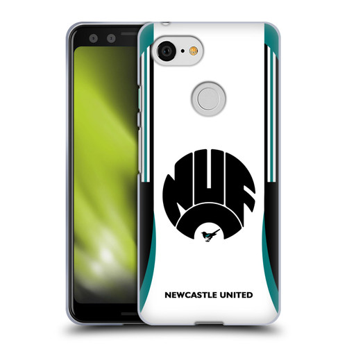 Newcastle United Football Club 2024/25 Crest Kit Third Soft Gel Case for Google Pixel 3