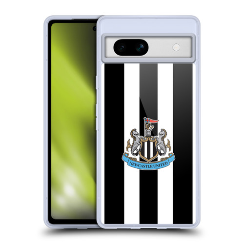 Newcastle United Football Club 2024/25 Crest Kit Home Soft Gel Case for Google Pixel 7a
