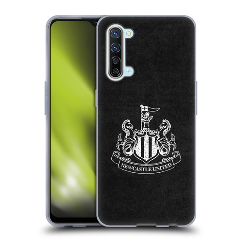 Newcastle United Football Club Crest Distressed Soft Gel Case for OPPO Find X2 Lite 5G