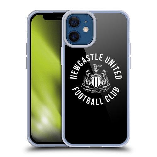 Newcastle United Football Club Crest Logo Soft Gel Case for Apple iPhone 12 Mini
