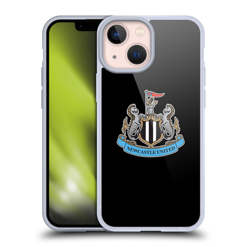 Newcastle United Football Club Crest Plain Soft Gel Case for Apple iPhone 13 Mini