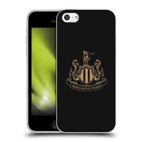 Newcastle United Football Club Crest Gold Soft Gel Case for Apple iPhone 5c