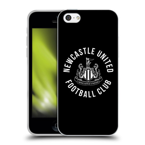 Newcastle United Football Club Crest Logo Soft Gel Case for Apple iPhone 5c