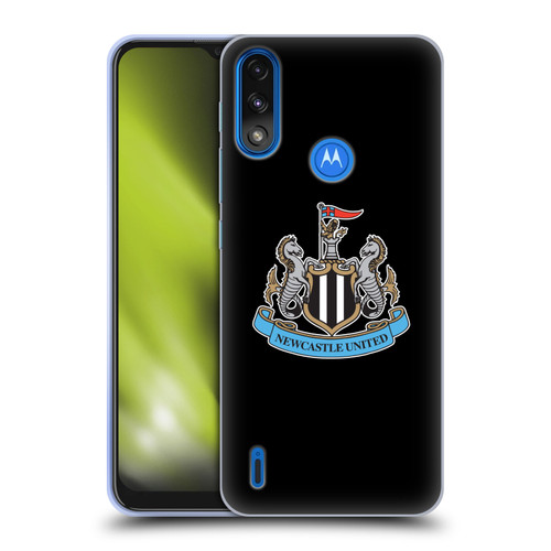 Newcastle United Football Club Crest Plain Soft Gel Case for Motorola Moto E7 Power / Moto E7i Power
