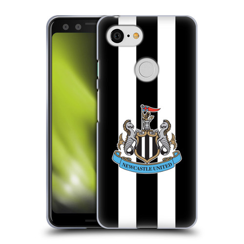 Newcastle United Football Club Crest Stripes Soft Gel Case for Google Pixel 3