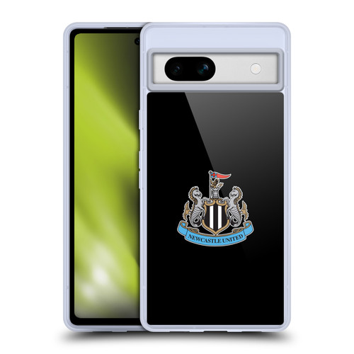 Newcastle United Football Club Crest Plain Soft Gel Case for Google Pixel 7a