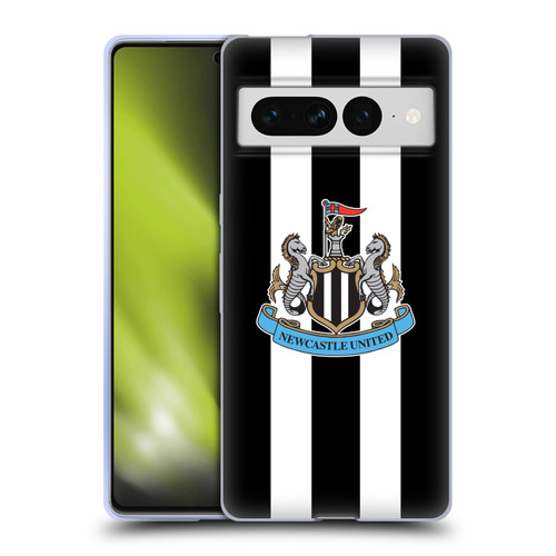 Newcastle United Football Club Crest Stripes Soft Gel Case for Google Pixel 7 Pro