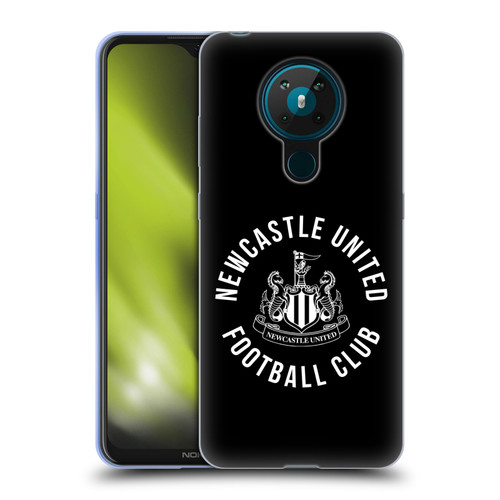 Newcastle United Football Club Crest Logo Soft Gel Case for Nokia 5.3