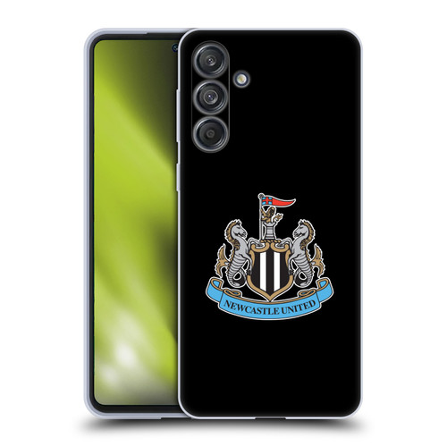 Newcastle United Football Club Crest Plain Soft Gel Case for Samsung Galaxy M55 5G