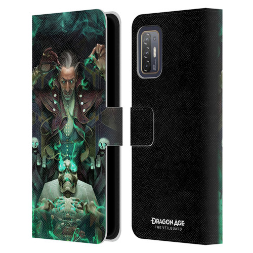 EA Bioware Dragon Age The Veilguard Graphics Emmrich Leather Book Wallet Case Cover For HTC Desire 21 Pro 5G