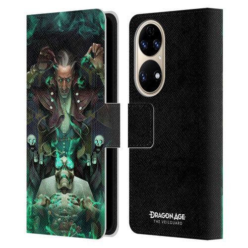 EA Bioware Dragon Age The Veilguard Graphics Emmrich Leather Book Wallet Case Cover For Huawei P50