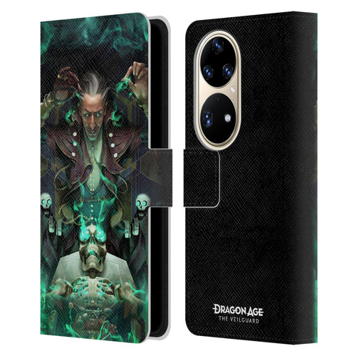 EA Bioware Dragon Age The Veilguard Graphics Emmrich Leather Book Wallet Case Cover For Huawei P50 Pro