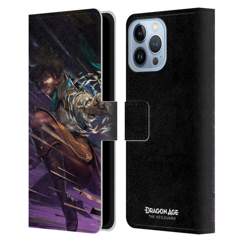 EA Bioware Dragon Age The Veilguard Graphics Bellara Leather Book Wallet Case Cover For Apple iPhone 13 Pro Max