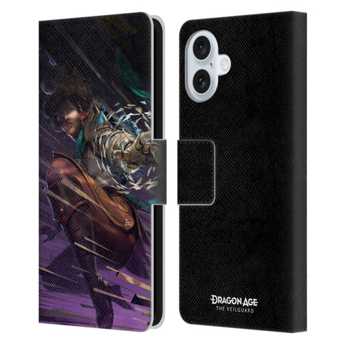 EA Bioware Dragon Age The Veilguard Graphics Bellara Leather Book Wallet Case Cover For Apple iPhone 16 Plus