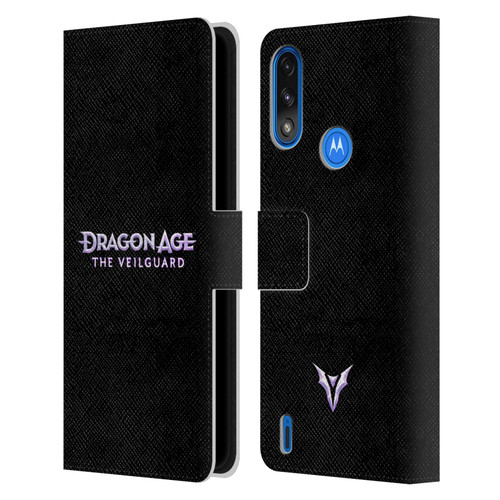 EA Bioware Dragon Age The Veilguard Graphics Logo Leather Book Wallet Case Cover For Motorola Moto E7 Power / Moto E7i Power