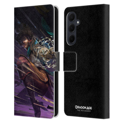 EA Bioware Dragon Age The Veilguard Graphics Bellara Leather Book Wallet Case Cover For Samsung Galaxy A35 5G