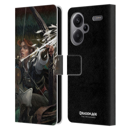 EA Bioware Dragon Age The Veilguard Graphics Harding Leather Book Wallet Case Cover For Xiaomi Redmi Note 13 Pro Plus 5G