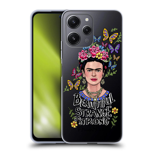 Frida Kahlo Art & Quotes Beautiful Woman Soft Gel Case for Xiaomi Redmi 12