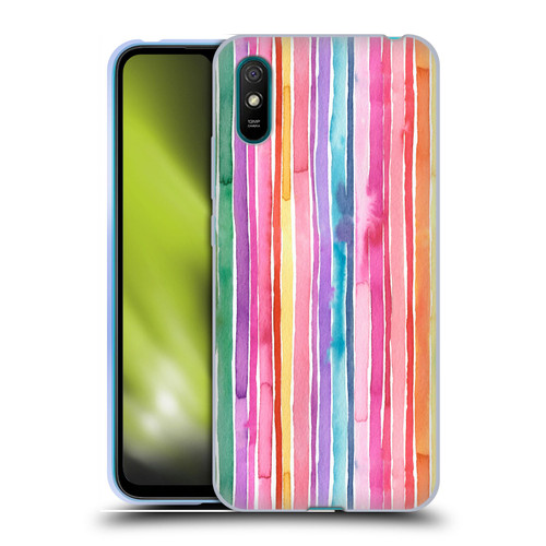 Ninola Colorful Geometric Rainbow Stripes Soft Gel Case for Xiaomi Redmi 9A / Redmi 9AT