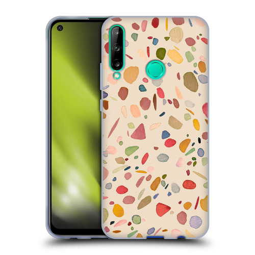 Ninola Colourful Patterns Terrazzo Soft Gel Case for Huawei P40 lite E