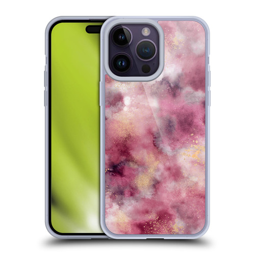 Ninola Colourful Patterns Pink Marble Soft Gel Case for Apple iPhone 14 Pro Max