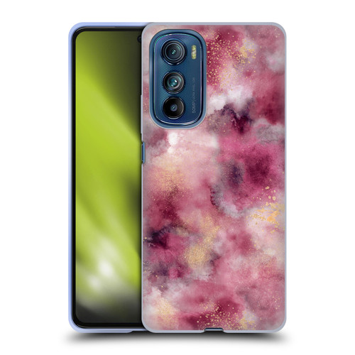 Ninola Colourful Patterns Pink Marble Soft Gel Case for Motorola Edge 30