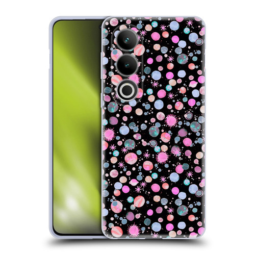 Ninola Colourful Patterns Space Planets Pink Soft Gel Case for OPPO OnePlus Ace 3V 5G