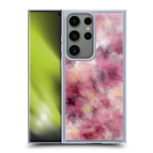 Ninola Colourful Patterns Pink Marble Soft Gel Case for Samsung Galaxy S23 Ultra 5G