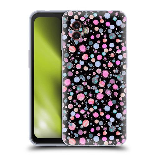 Ninola Colourful Patterns Space Planets Pink Soft Gel Case for Samsung Galaxy Xcover6 Pro/Pro2