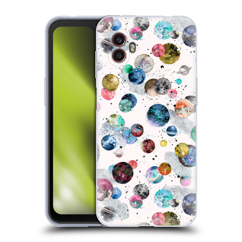 Ninola Colourful Patterns Space Planets White Soft Gel Case for Samsung Galaxy Xcover6 Pro/Pro2