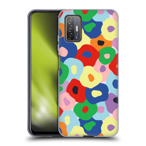 Ninola Colourful Prints Floral Soft Gel Case for HTC Desire 21 Pro 5G