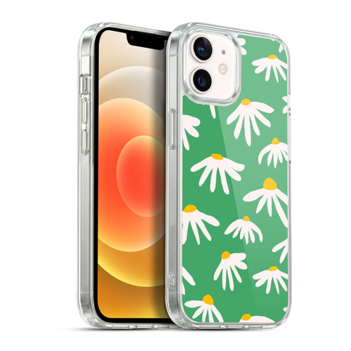 Ninola Colourful Prints Green Daisies Soft Gel Case for Apple iPhone 12 / iPhone 12 Pro & MagSafe