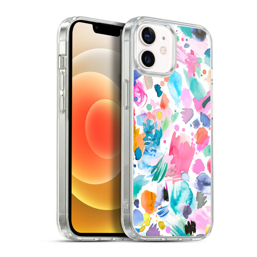 Ninola Colourful Prints Pink Scribbles Soft Gel Case for Apple iPhone 12 / iPhone 12 Pro & MagSafe