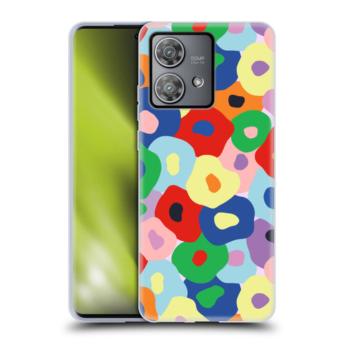 Ninola Colourful Prints Floral Soft Gel Case for Motorola Edge 40 Neo 5G