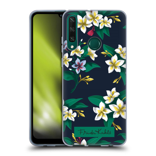 Frida Kahlo Flowers Plumeria Soft Gel Case for Huawei Y6p