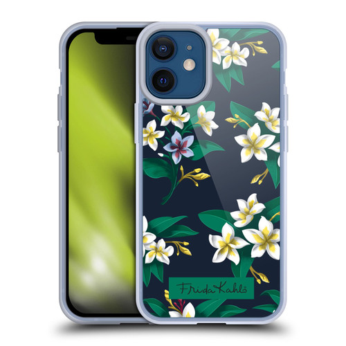 Frida Kahlo Flowers Plumeria Soft Gel Case for Apple iPhone 12 Mini