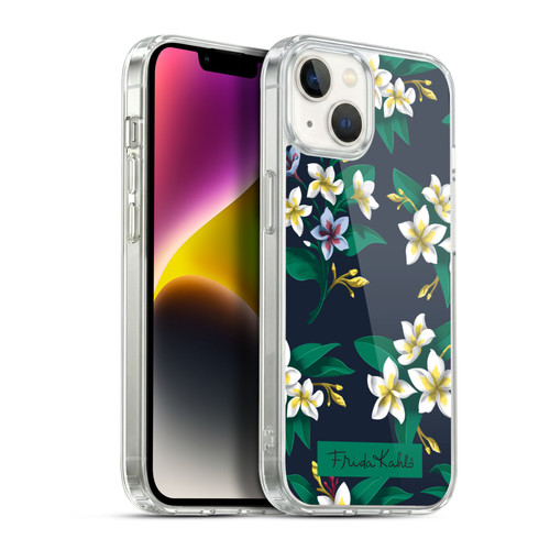 Frida Kahlo Flowers Plumeria Soft Gel Case for Apple iPhone 14 Plus & MagSafe