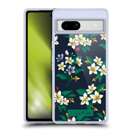 Frida Kahlo Flowers Plumeria Soft Gel Case for Google Pixel 7a