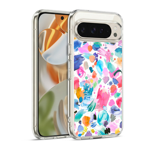 Ninola Colourful Prints Pink Scribbles Soft Gel Case for Google Pixel 9 / Pixel 9 Pro