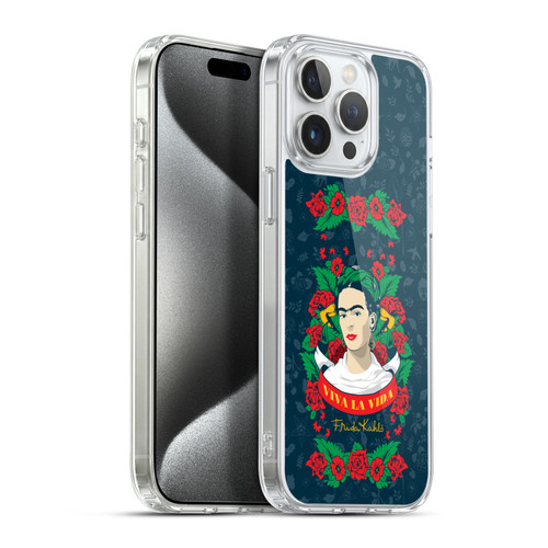 Frida Kahlo Icons Viva La Vida Soft Gel Case for Apple iPhone 15 Pro Max & MagSafe