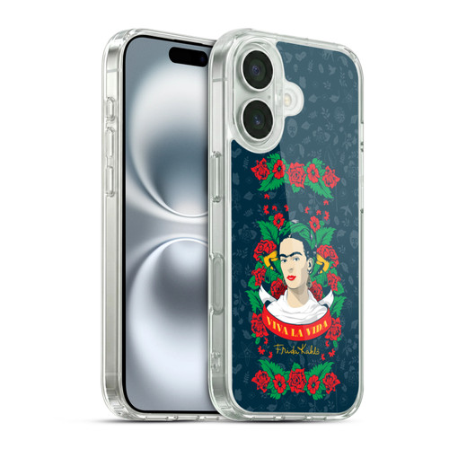 Frida Kahlo Icons Viva La Vida Soft Gel Case for Apple iPhone 16 & MagSafe