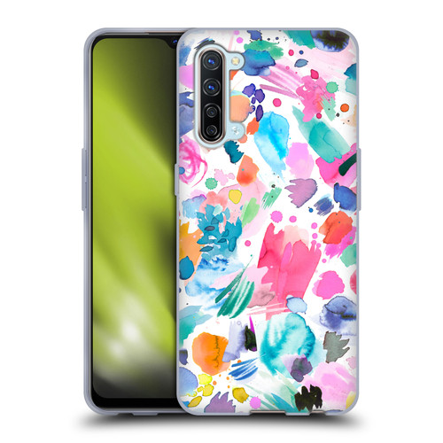 Ninola Colourful Prints Pink Scribbles Soft Gel Case for OPPO Find X2 Lite 5G