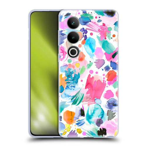 Ninola Colourful Prints Pink Scribbles Soft Gel Case for OPPO OnePlus Ace 3V 5G