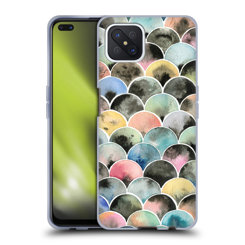 Ninola Colourful Prints Scales Soft Gel Case for OPPO Reno4 Z 5G