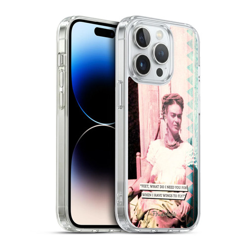 Frida Kahlo Portraits And Quotes Strange Soft Gel Case for Apple iPhone 13 Pro
