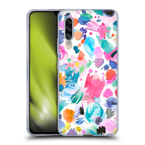 Ninola Colourful Prints Pink Scribbles Soft Gel Case for Samsung Galaxy A90 5G (2019)