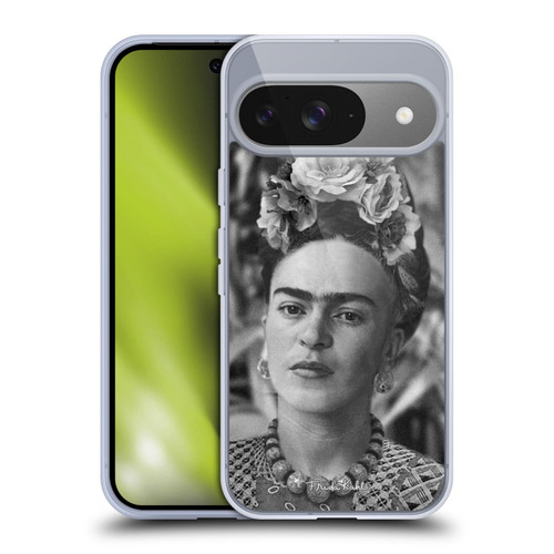 Frida Kahlo Portraits And Quotes Floral Headdress Soft Gel Case for Google Pixel 9 / Pixel 9 Pro