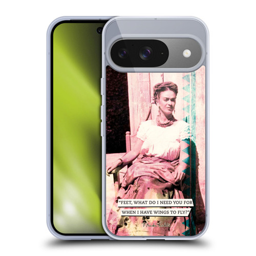 Frida Kahlo Portraits And Quotes Strange Soft Gel Case for Google Pixel 9 / Pixel 9 Pro