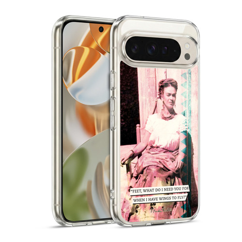 Frida Kahlo Portraits And Quotes Strange Soft Gel Case for Google Pixel 9 / Pixel 9 Pro
