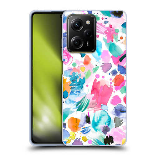Ninola Colourful Prints Pink Scribbles Soft Gel Case for Xiaomi Redmi Note 12 Pro 5G